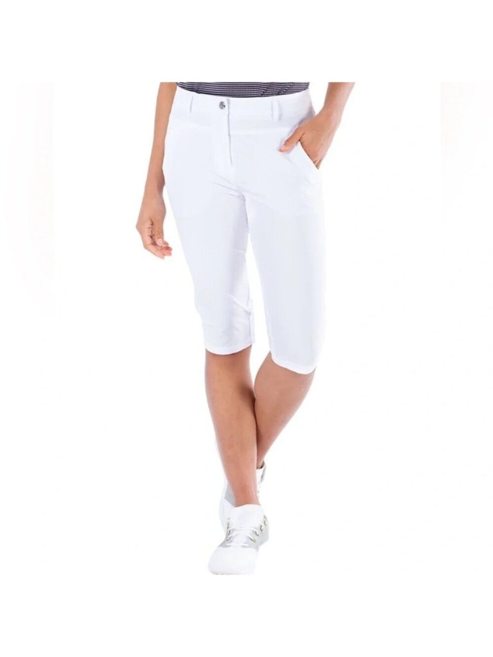 NEW Nivo White Bermuda Golf Shorts- 16
